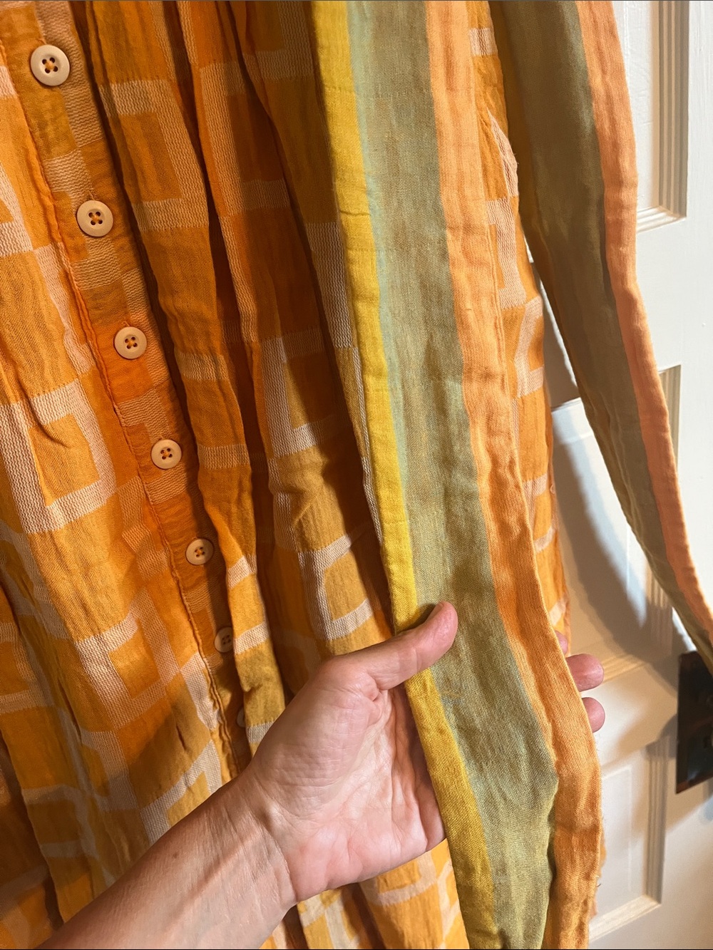 Ace & Jig Leelee dress in Cantaloupe - Picture 4 of 4